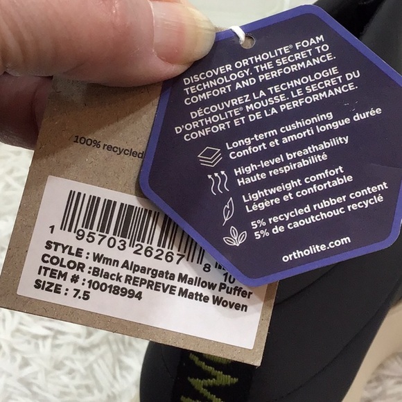 Toms Alpargata Mallow Puffer black boots NWT - Picture 7 of 15